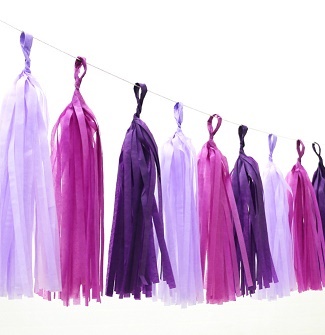 Customize Colour Tassel Garland